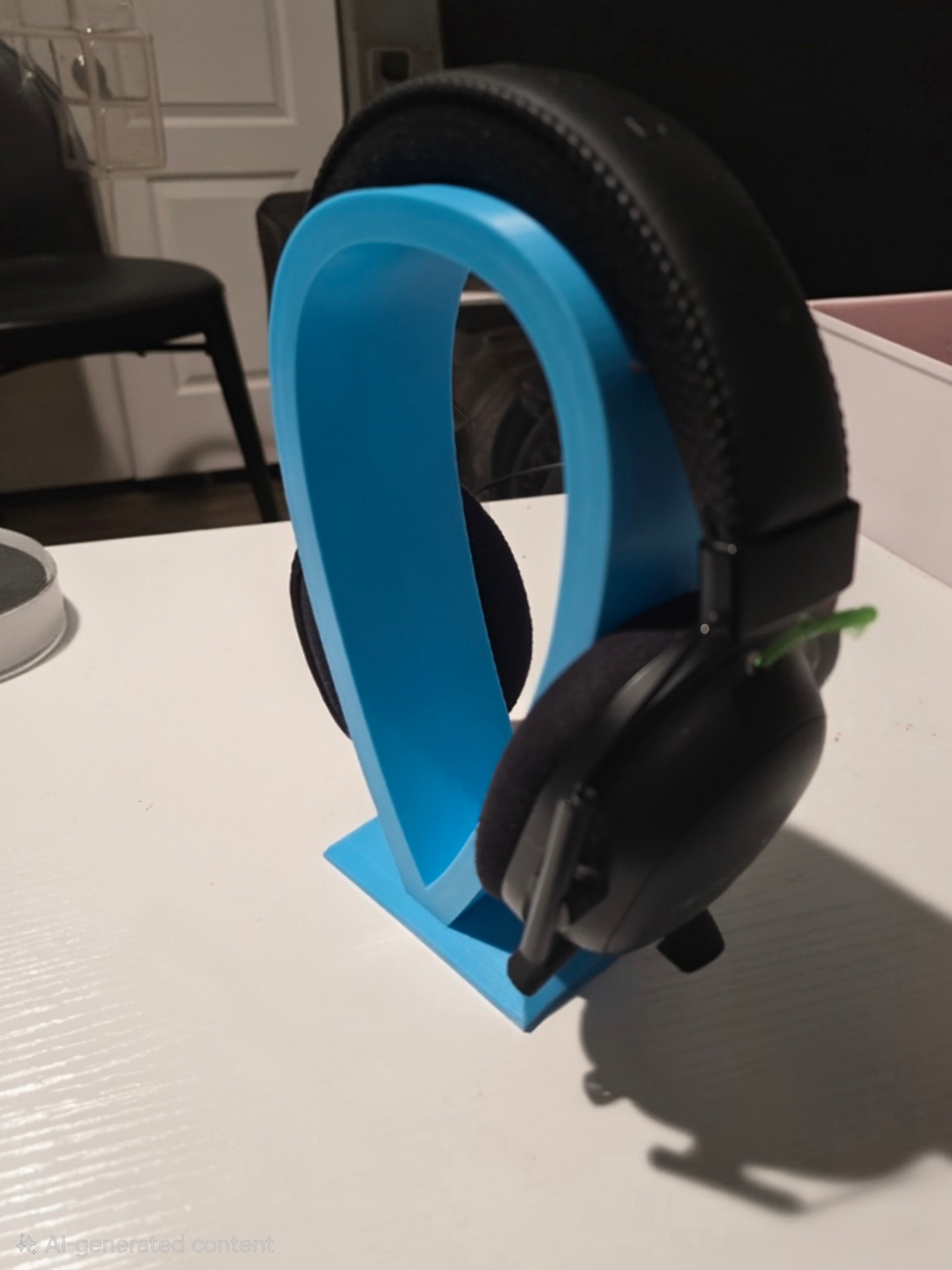 3D-Printed Headset Stand – Custom Desk Organizer (Multiple Colors)